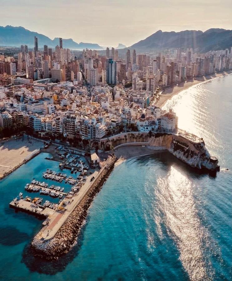 Ferienwohnung SUNSET WAVES Benidorm Sea View Exterior foto