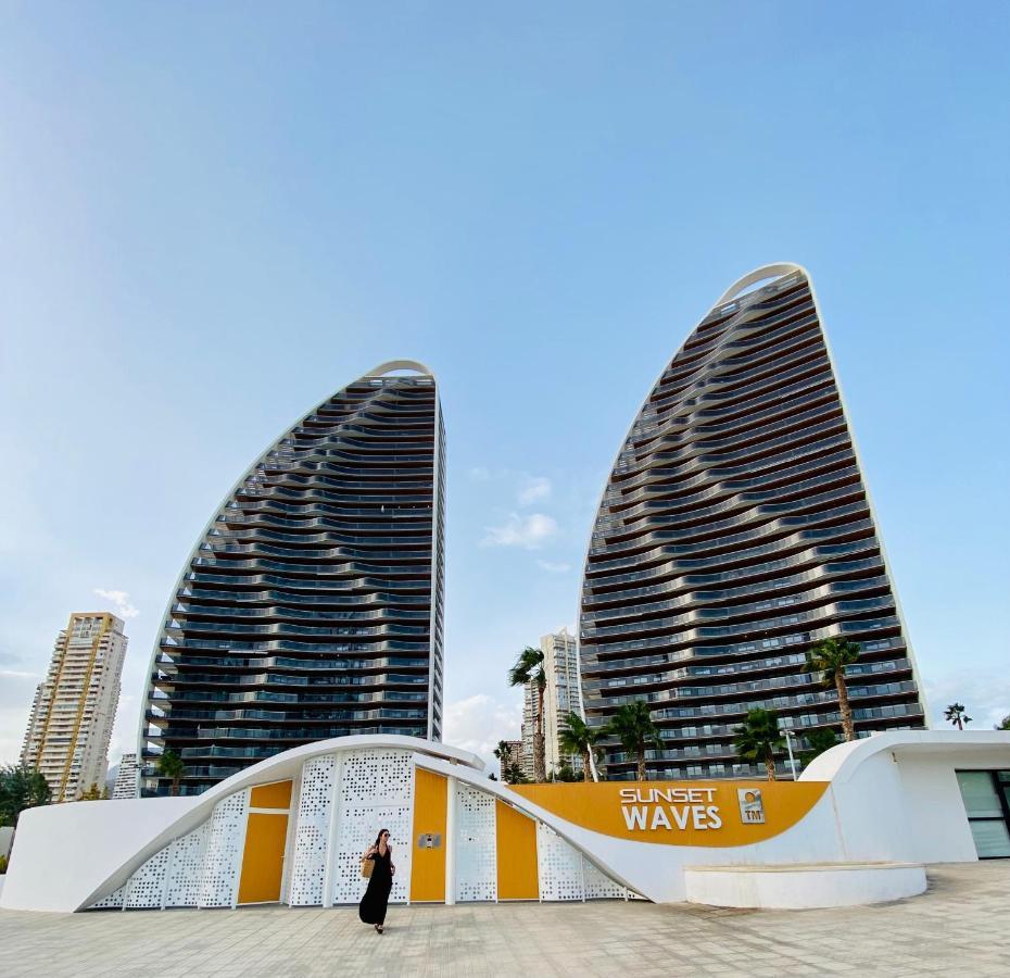 Ferienwohnung SUNSET WAVES Benidorm Sea View Exterior foto